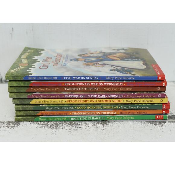 Magic Tree House Books - Set of 8 - Titles in Description - Picture 1 of 5